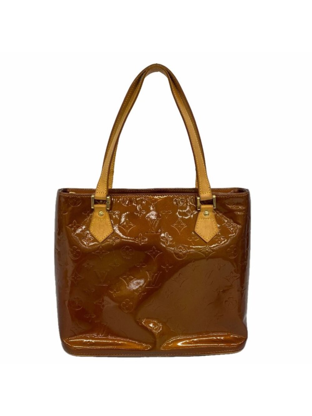 Louis Vuitton Tote Bag Vernis Houston Bronze